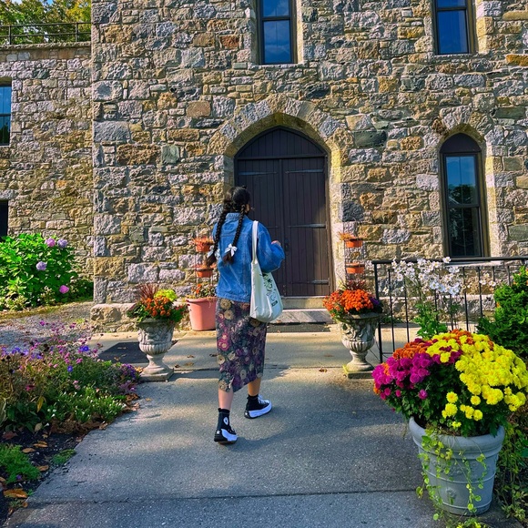 Vintage Gotcha Covered Size 8 Floral Skirt Made in the USA - Picture 8 of 8